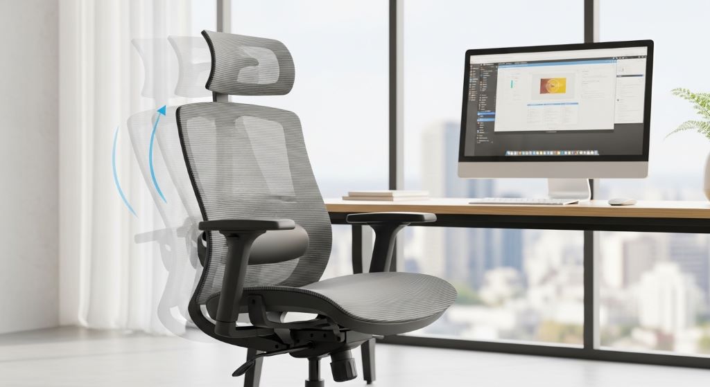 Ergonomic office chair with adjustable features for optimal productivity and comfort